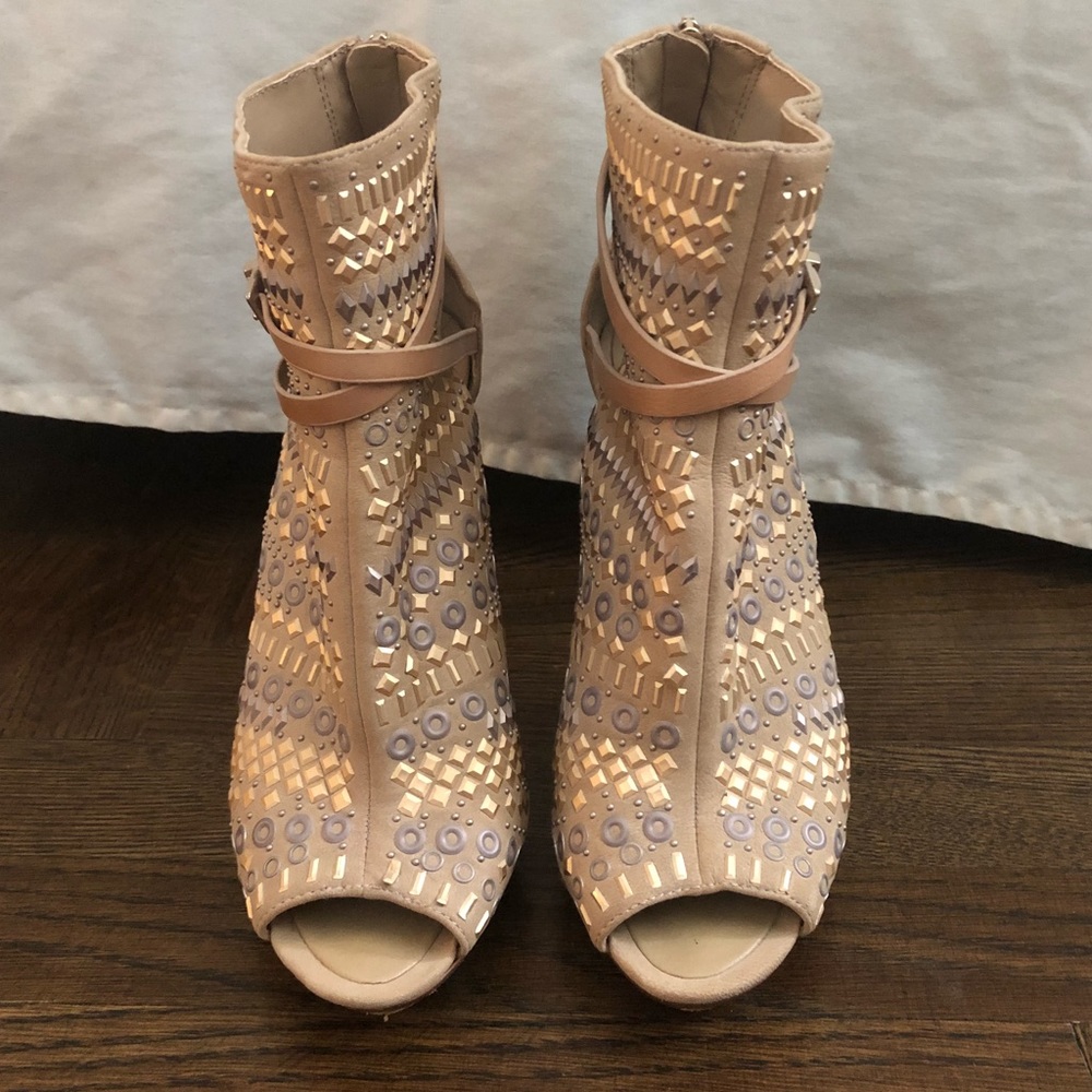 BCBG MAXAZRIA Studded Booties